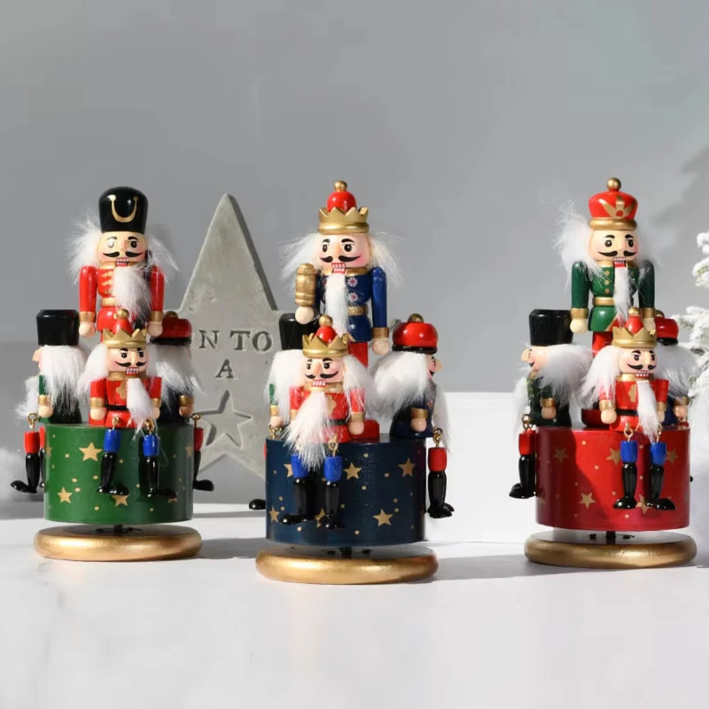 Nutcracker rotating music box