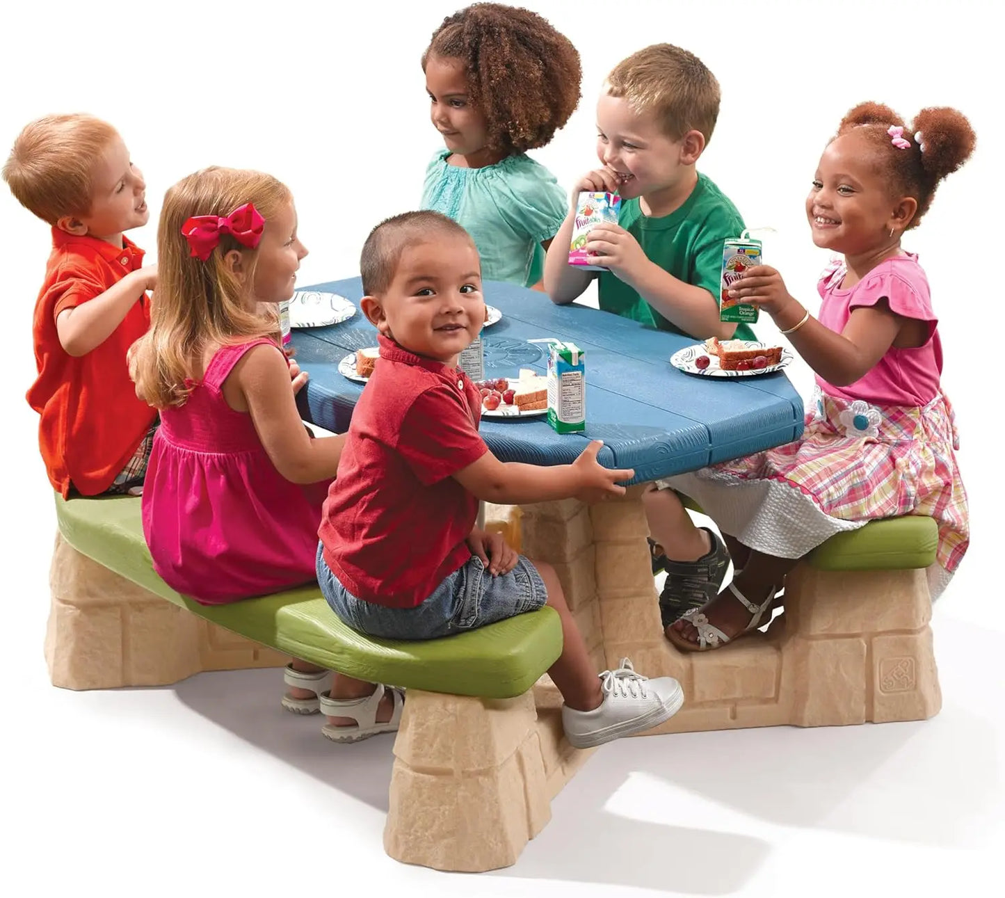 Kids Picnic Table With Umbrella