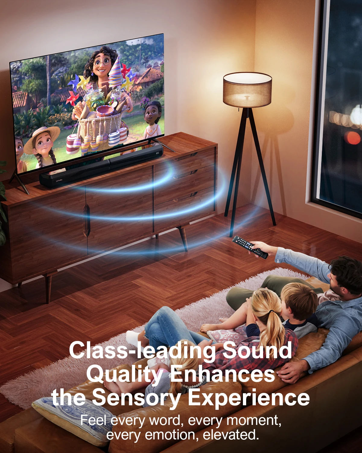 2.2ch 100W TV Soundbar