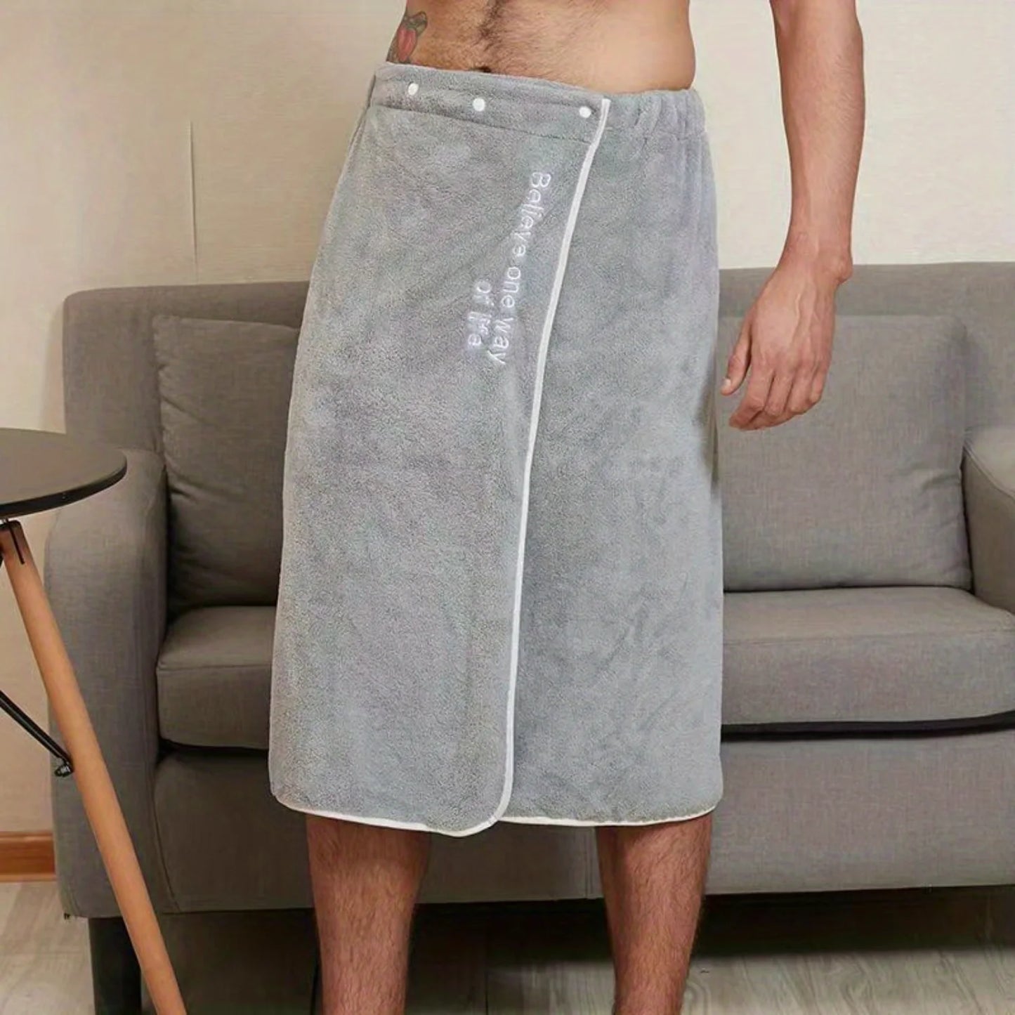 Men's Adjustable Shower Wrap