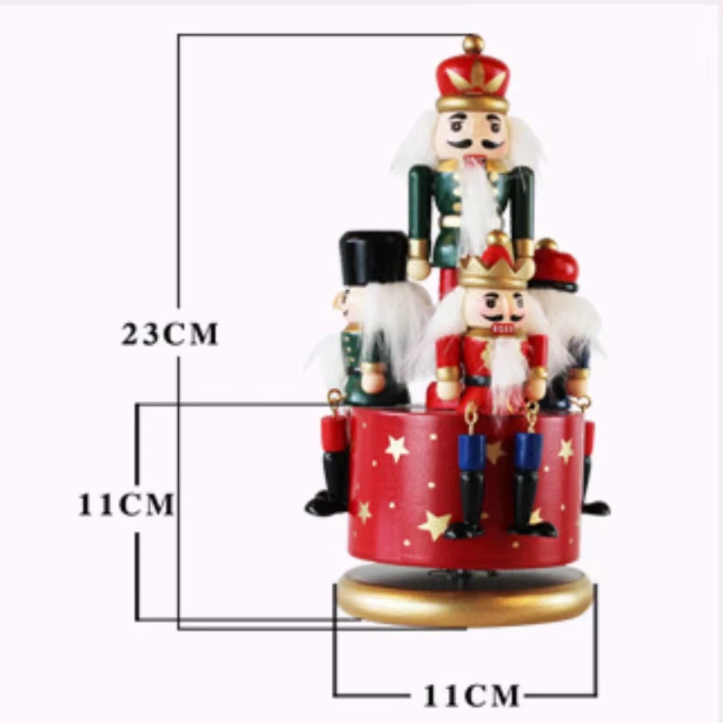 Nutcracker rotating music box