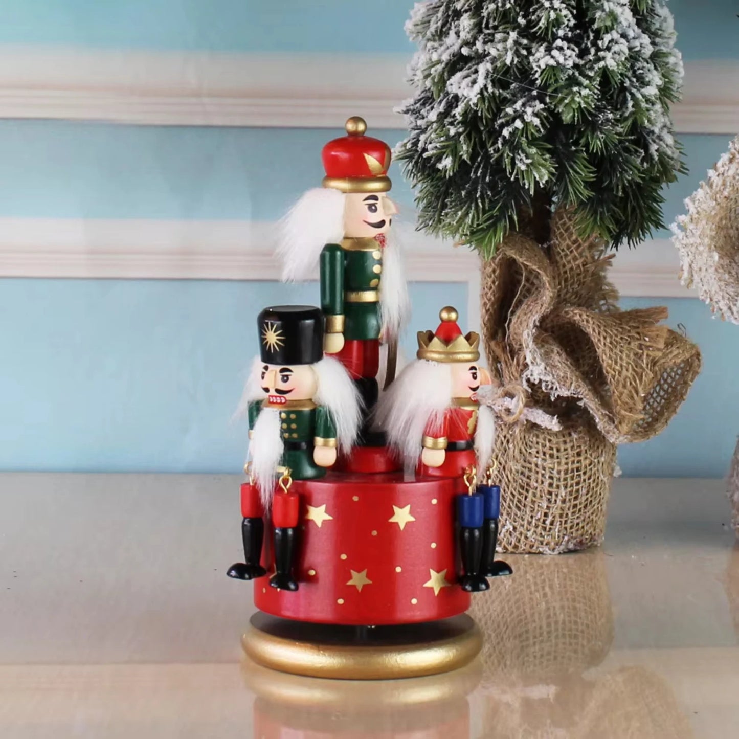 Nutcracker rotating music box