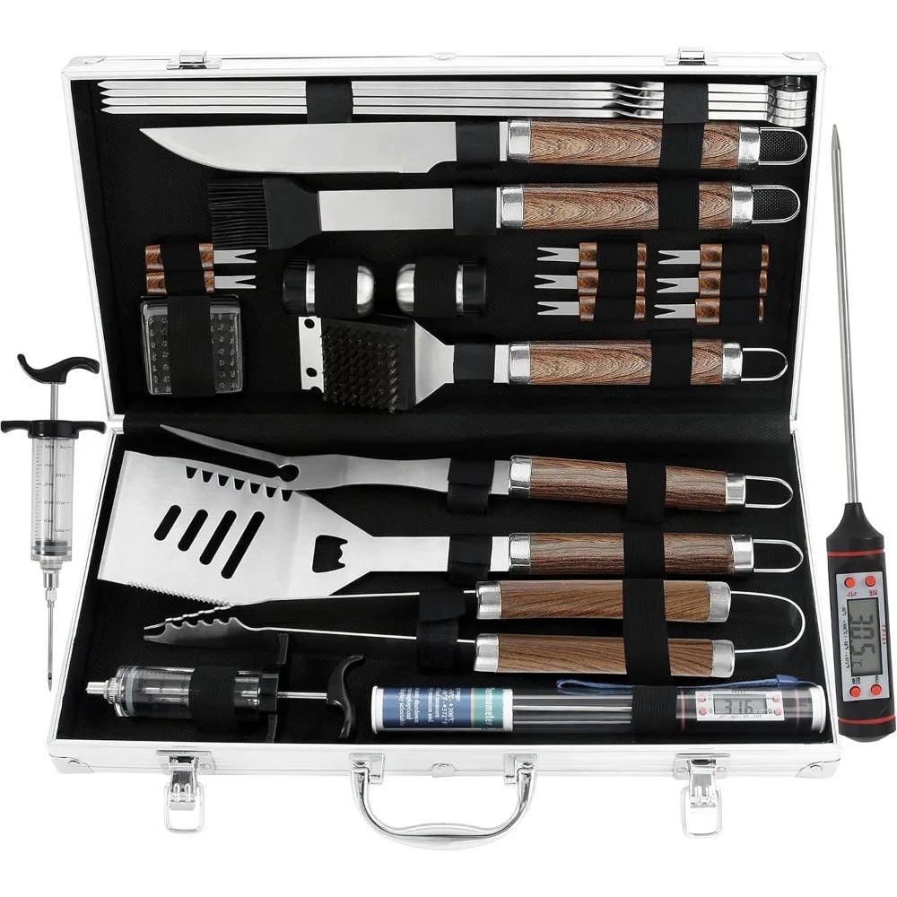 grilljoy 24PCS BBQ Grill Tools Set