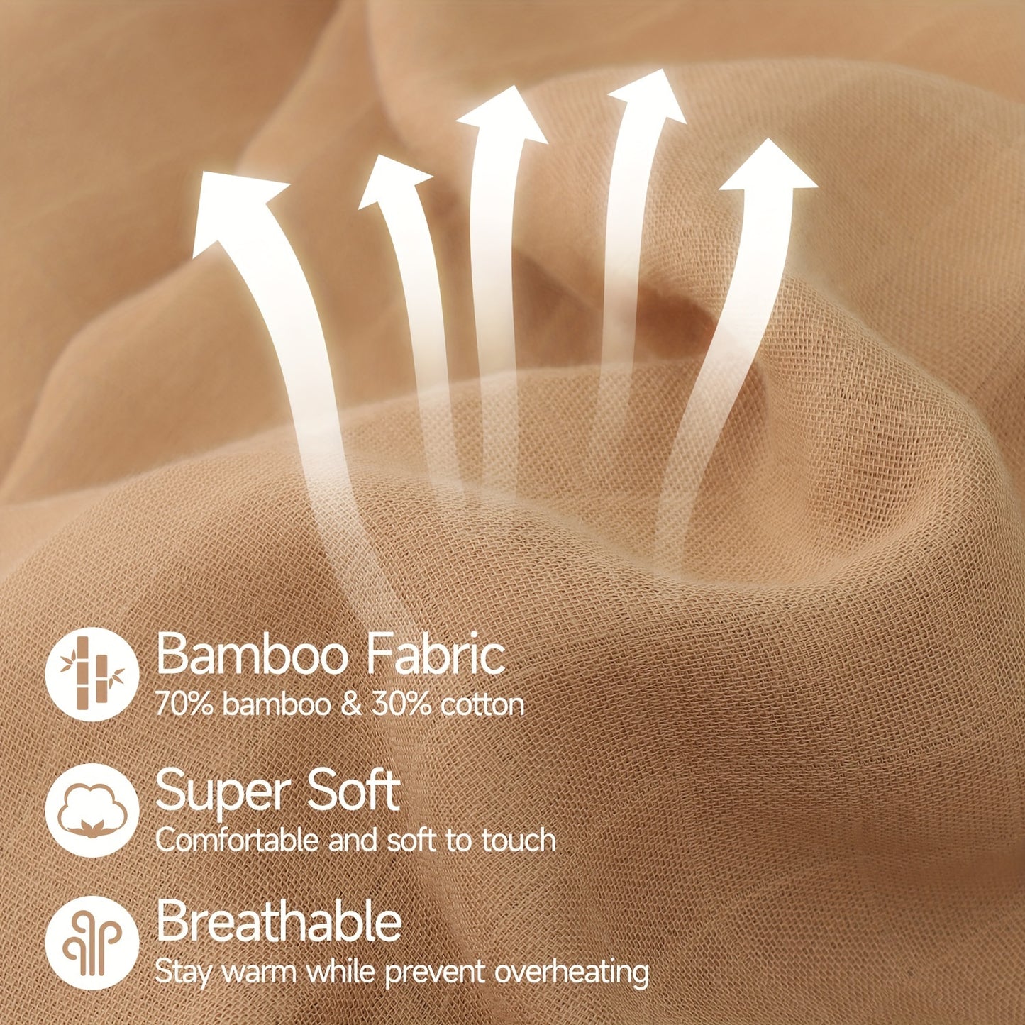 4-Pack Muslin Swaddle Blankets