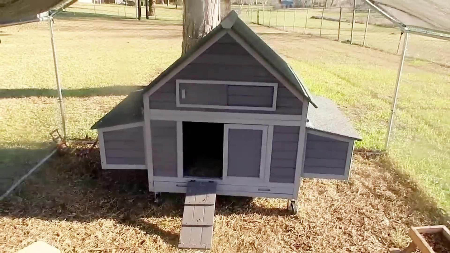 Large Wooden Chicken Coop