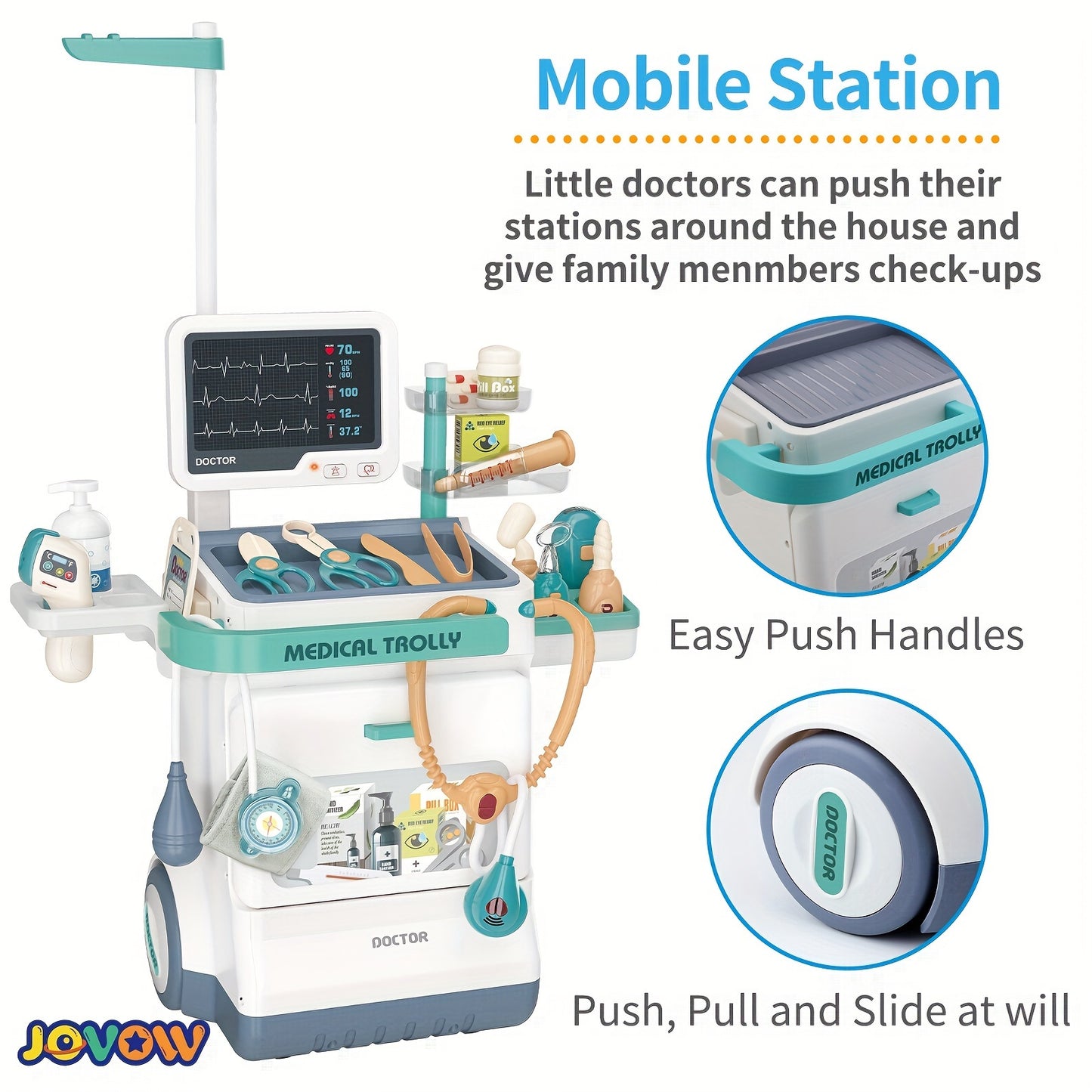 Doctor Game Medical Cart Set