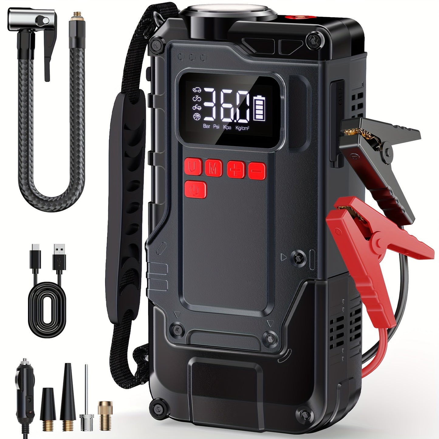 3000A Portable Car Jump Starter