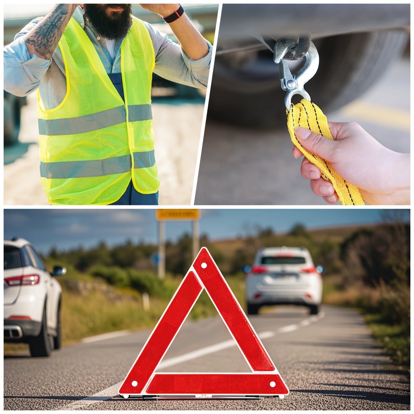 Jumper Cables and Tow Rope