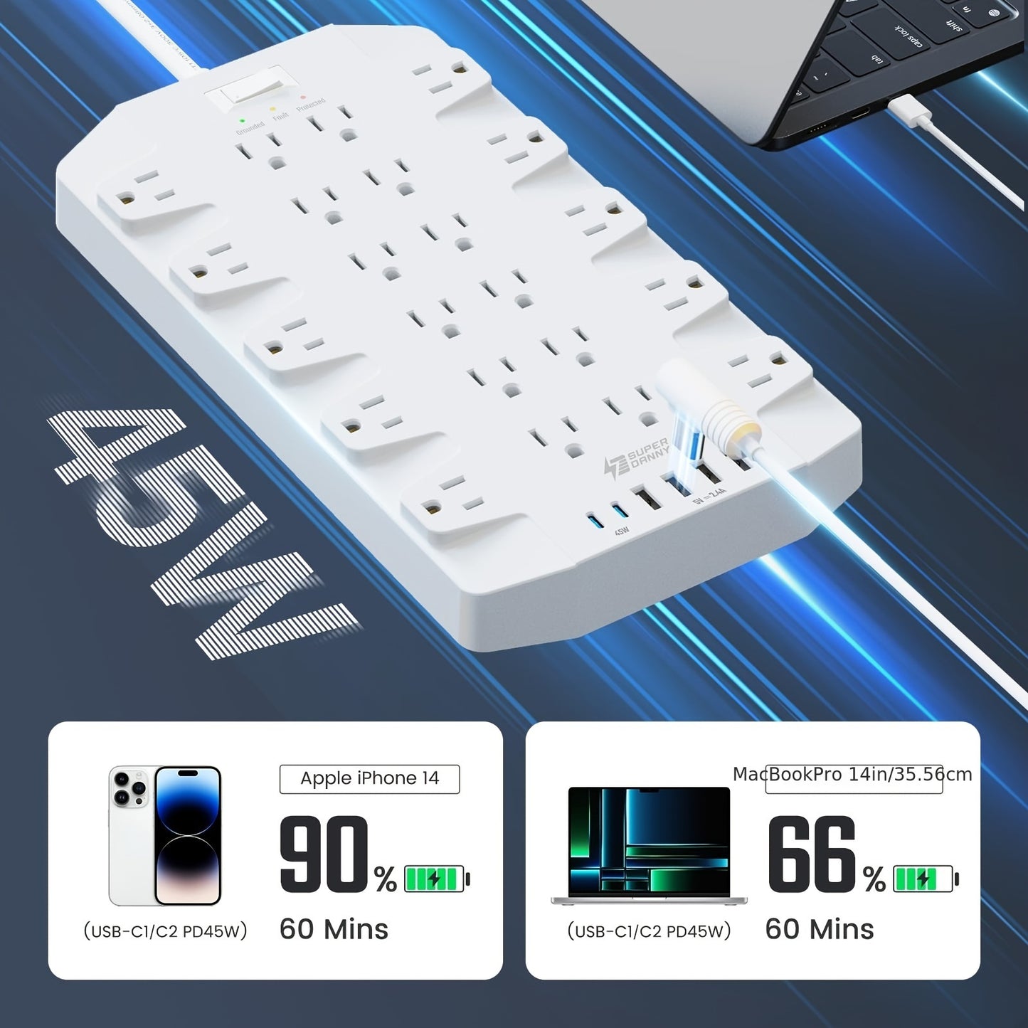 Power Strip Surge Protector