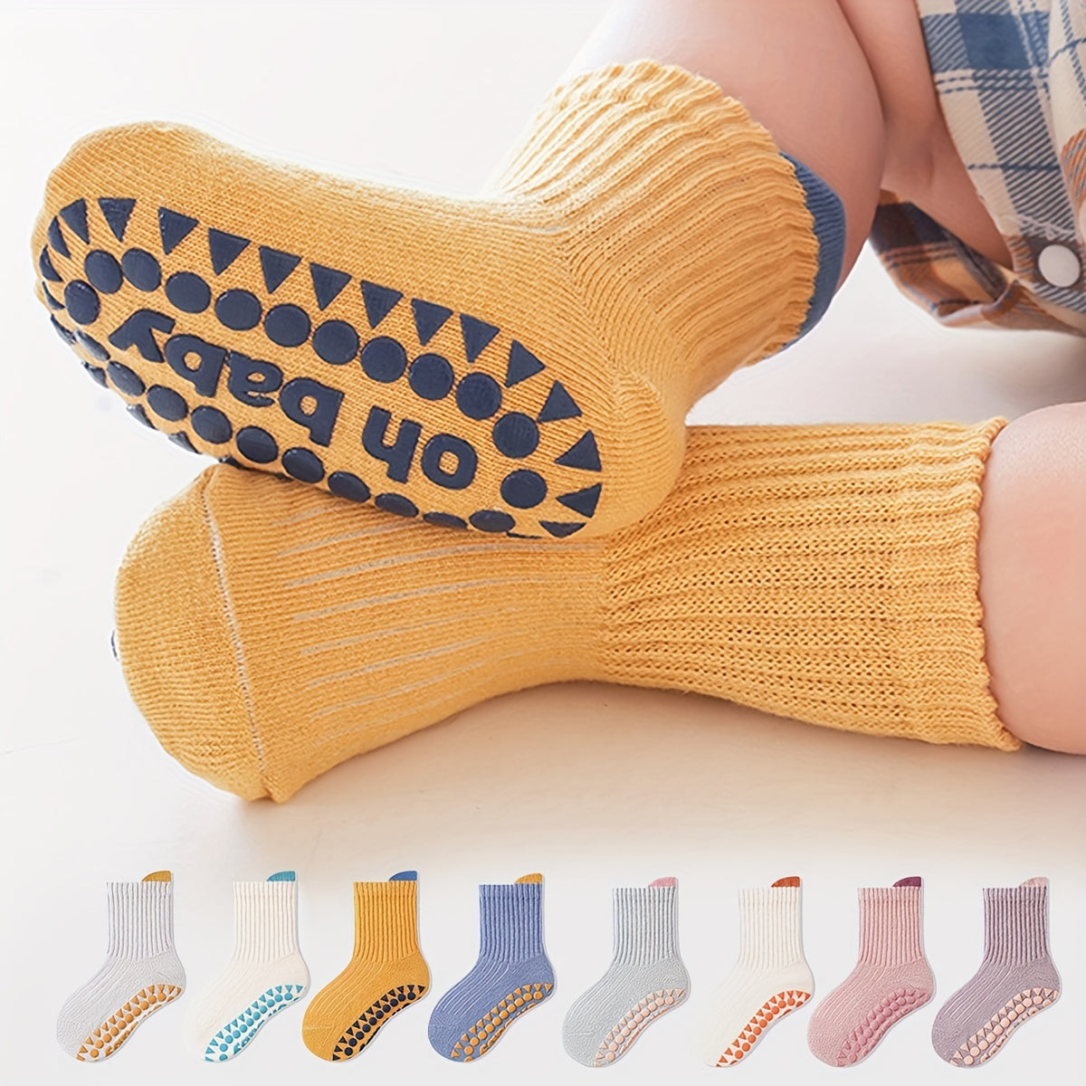 Boys Girls Simple Crew Socks