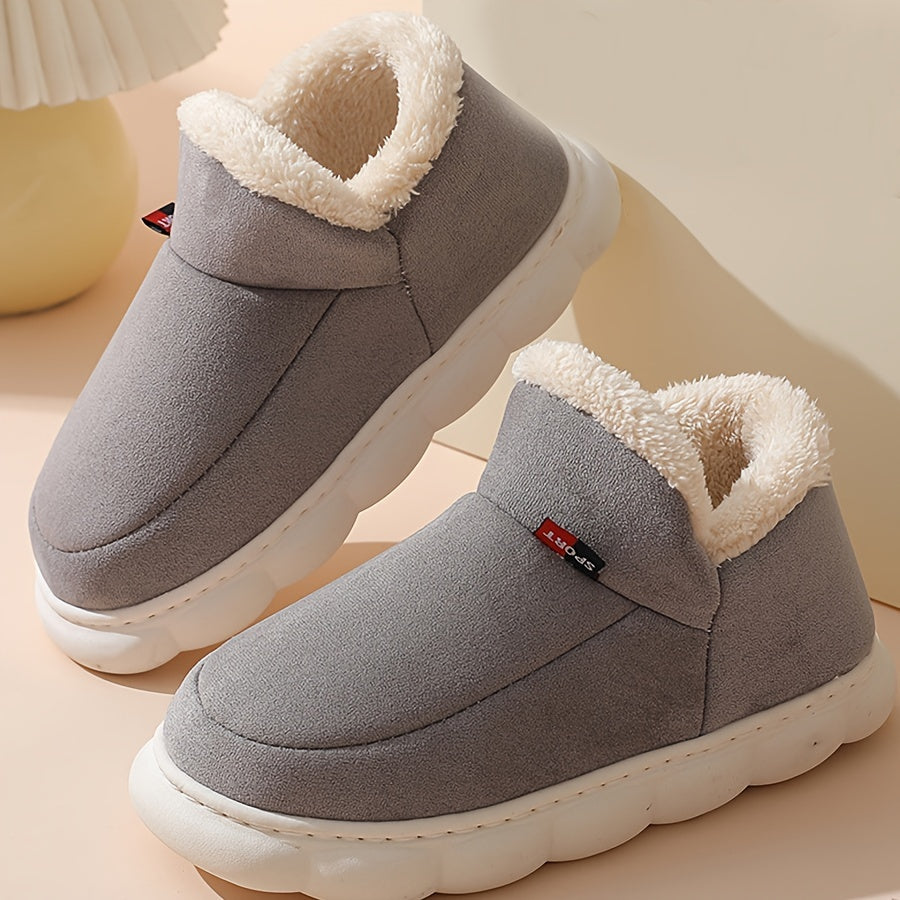 Cozy Fleece Lined Slipper Boots