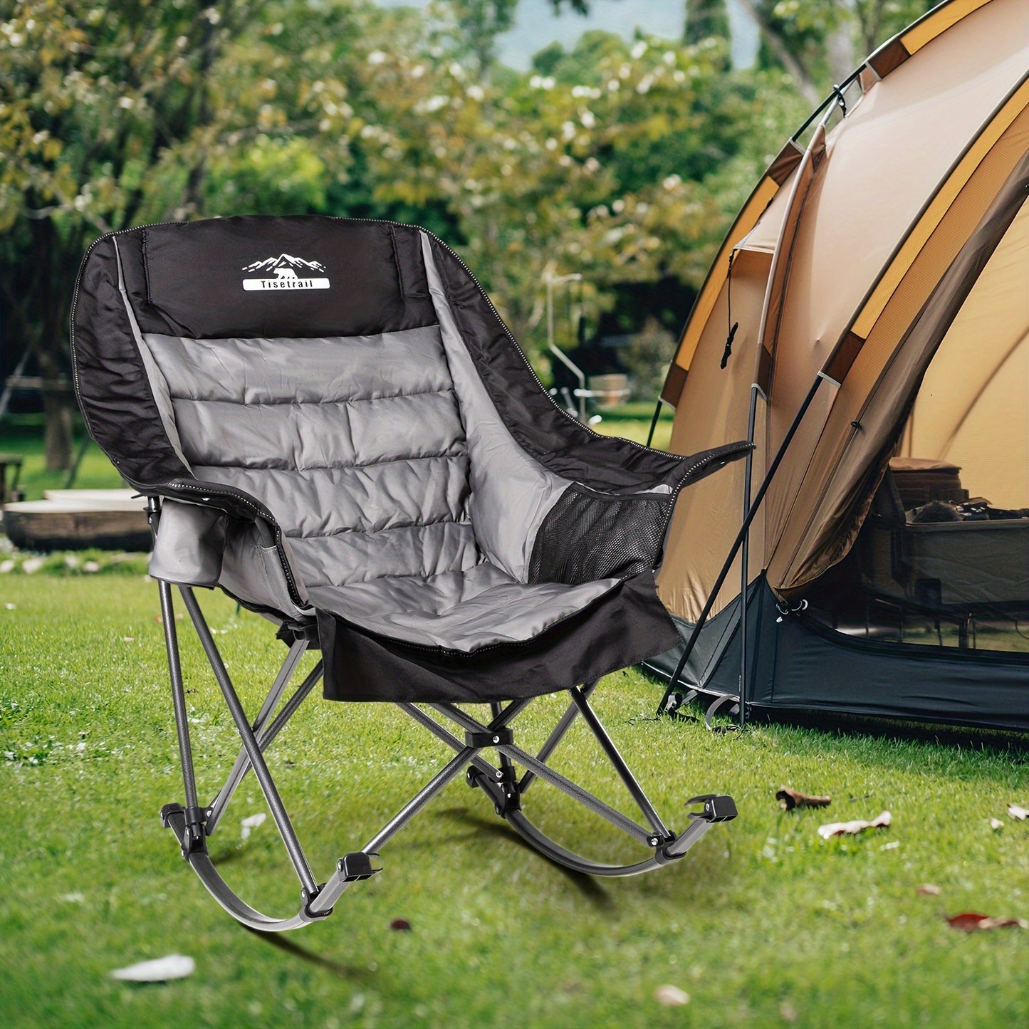 Oversized Rocking Camping Chair