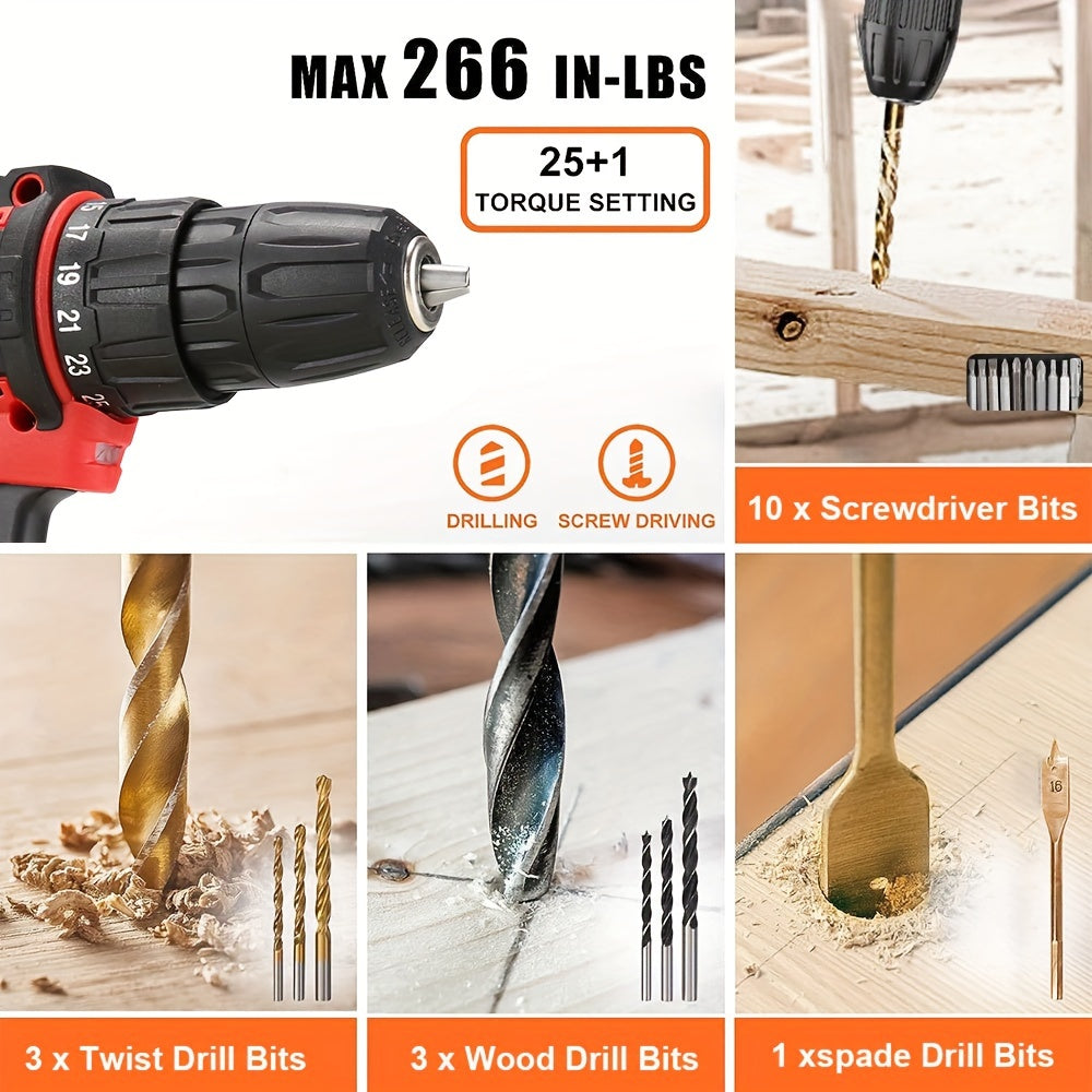 36V Cordless Electric Drill-128