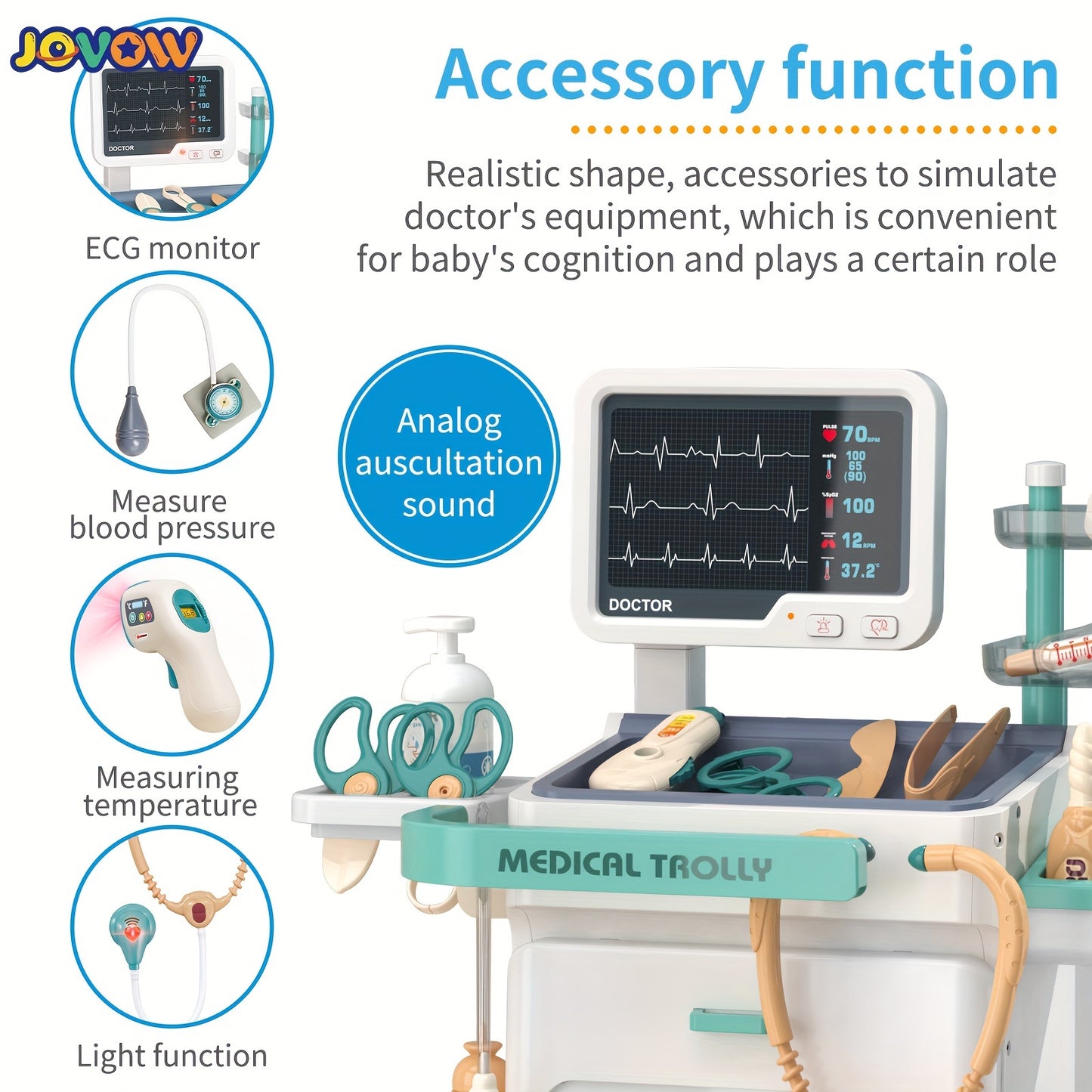 Doctor Game Medical Cart Set