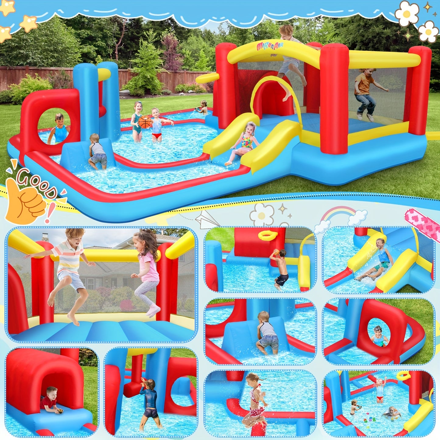 Inflatable Backyard Water Park