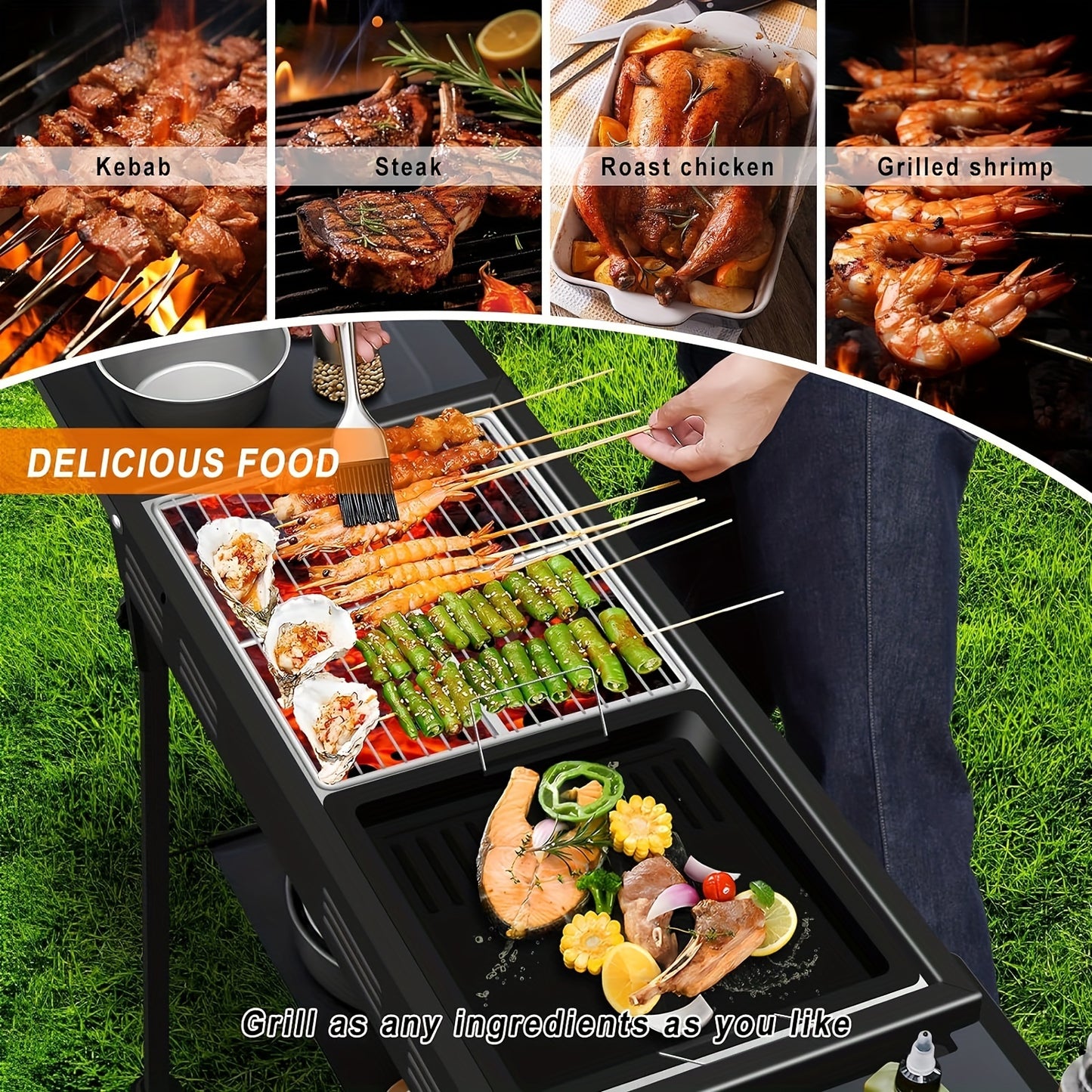 Portable BBQ Grill Master