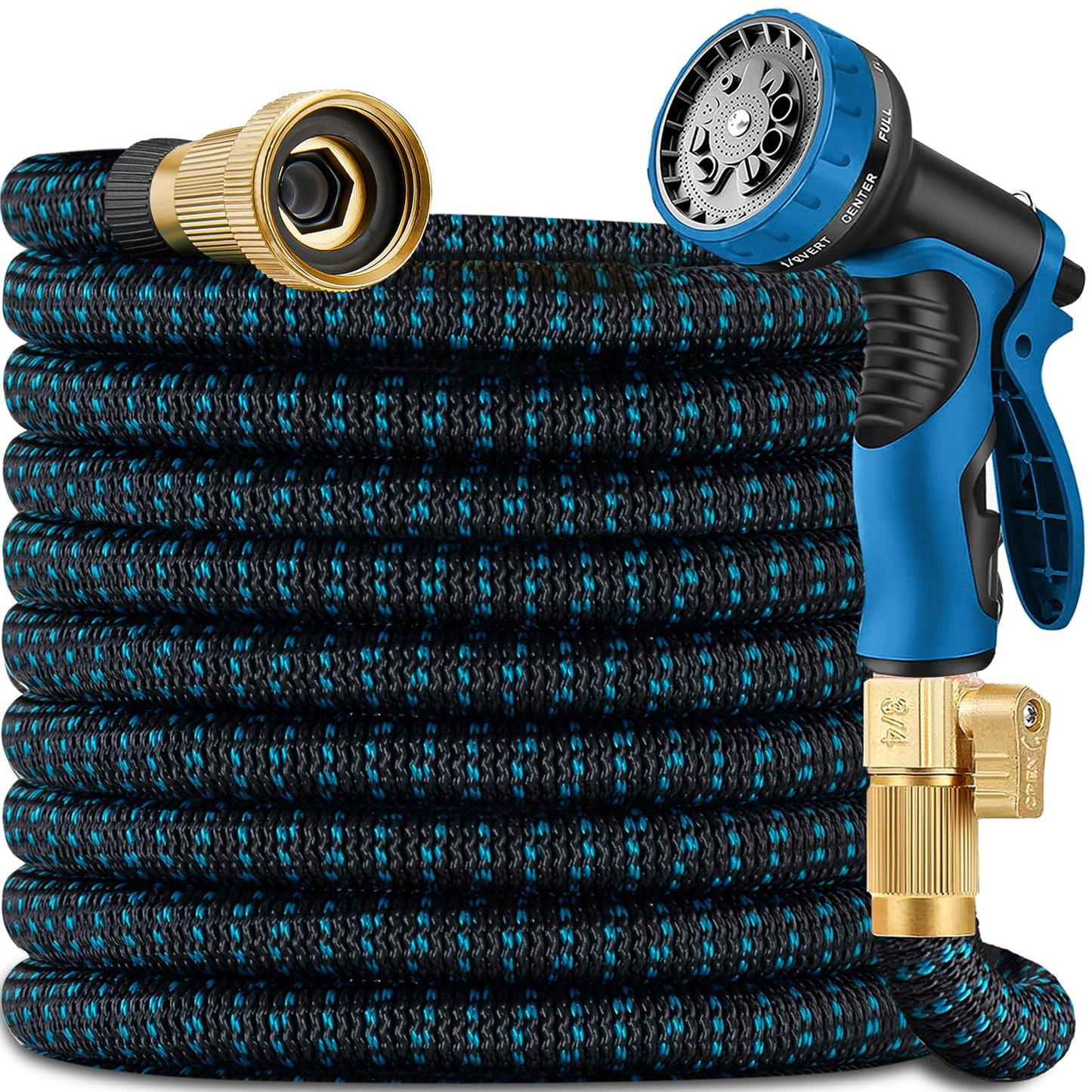 100ft Garden Hose  Nozzle