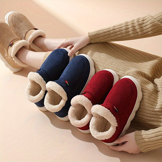 Cozy Fleece Lined Slipper Boots