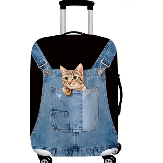 Cat Cartoon Luggage Cover