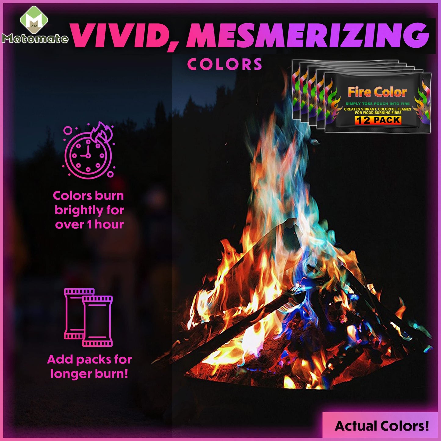 Fire Color Changing Packets