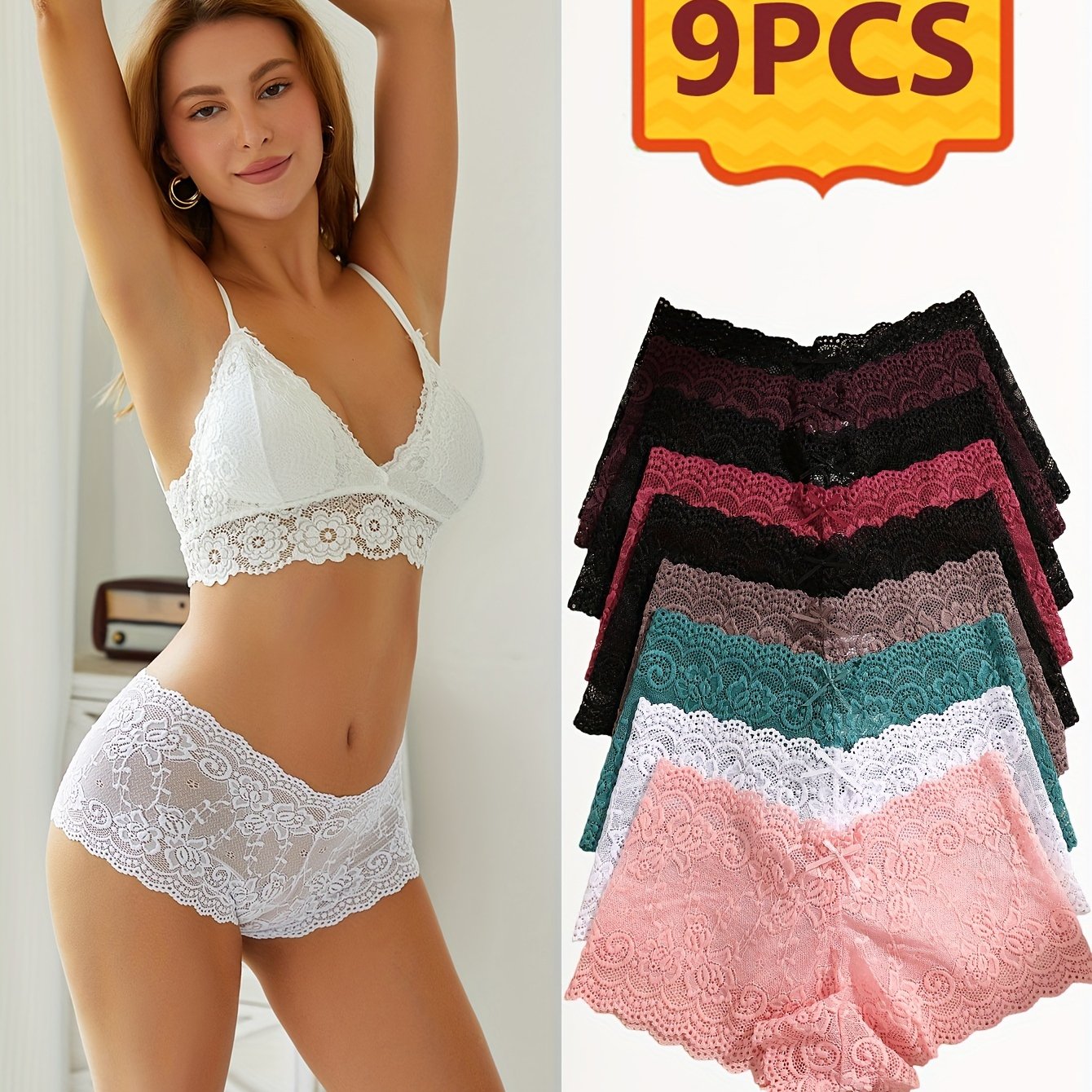 Lace Flat Corner Underwear