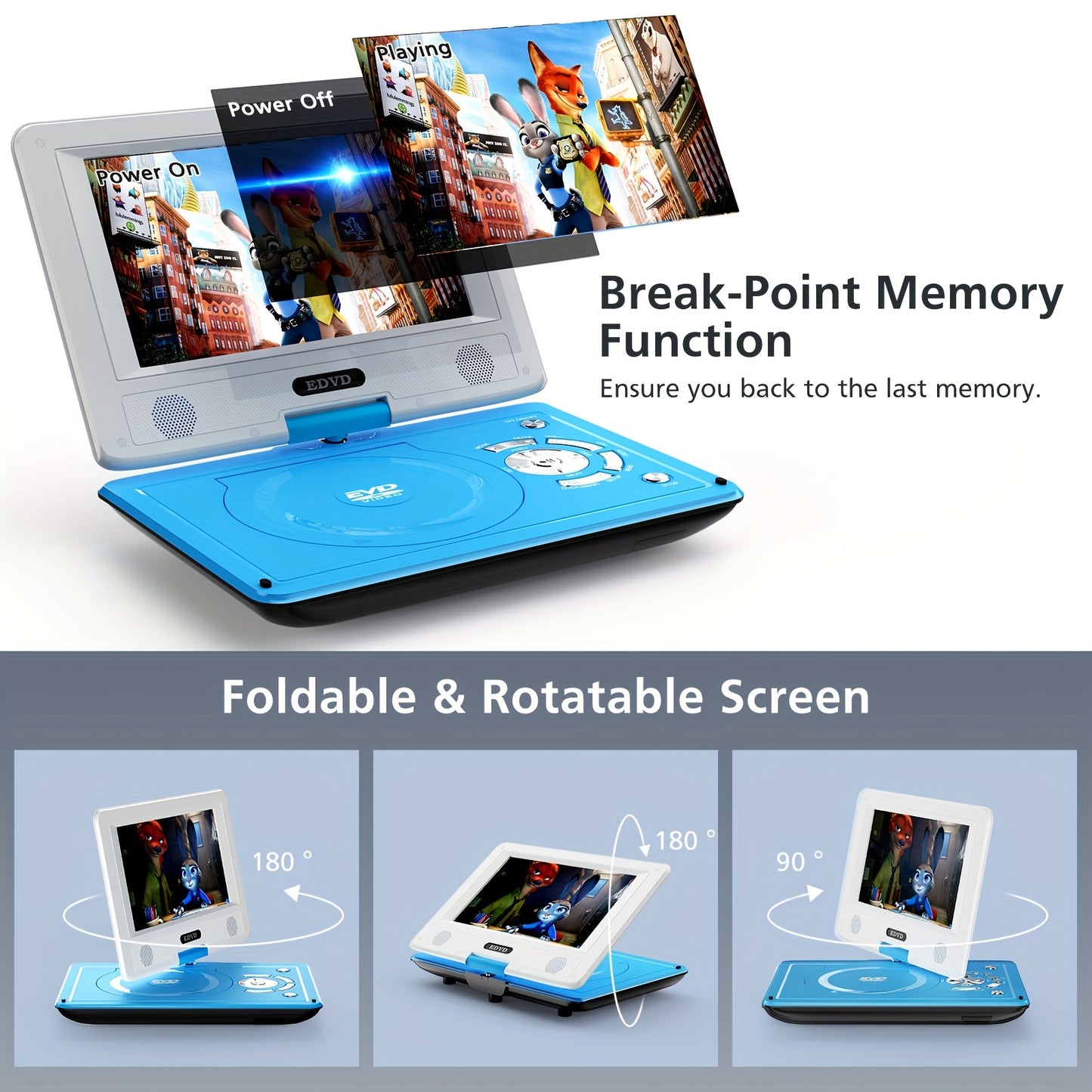 11.5" Portable DVD Player