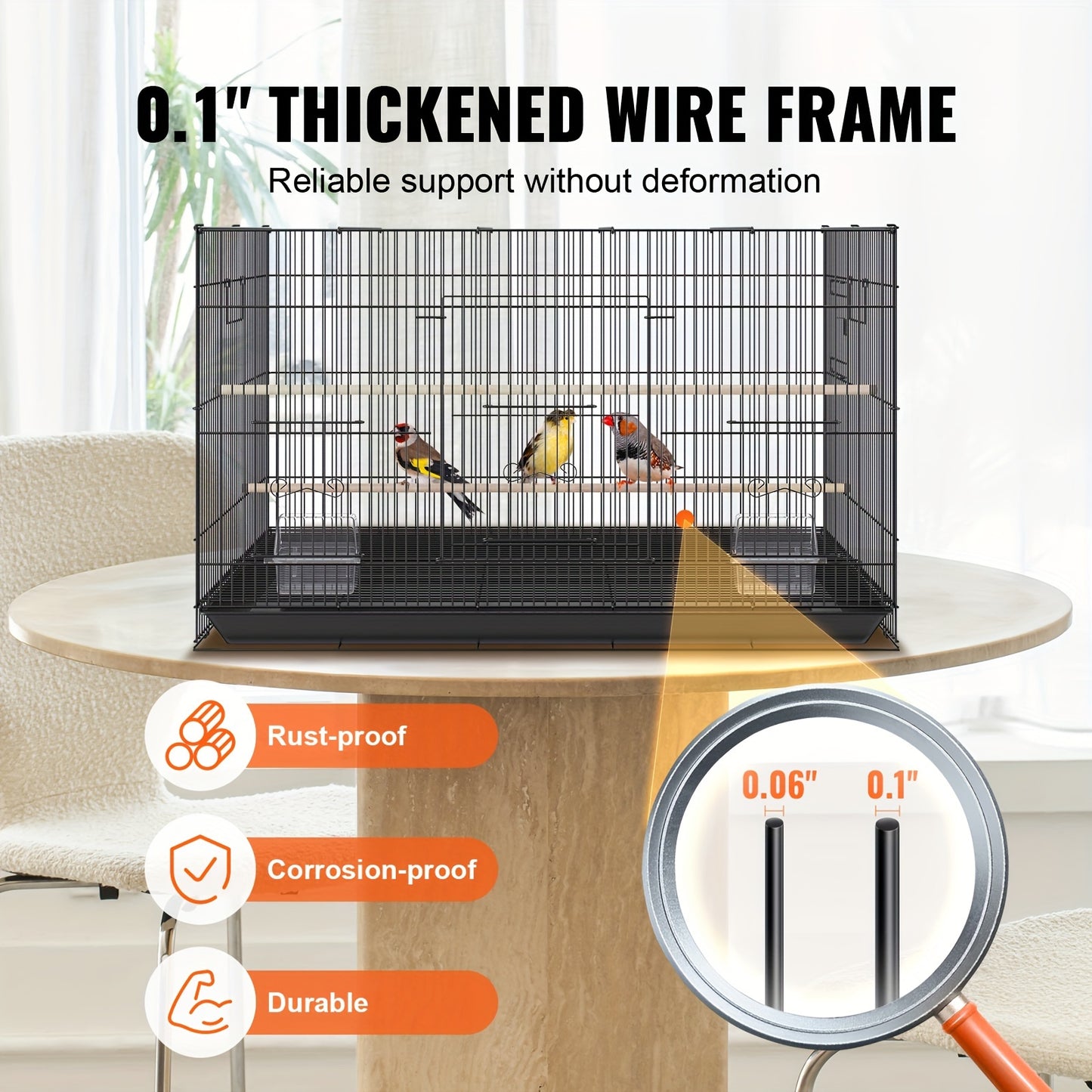 Stackable Flight Bird Cage