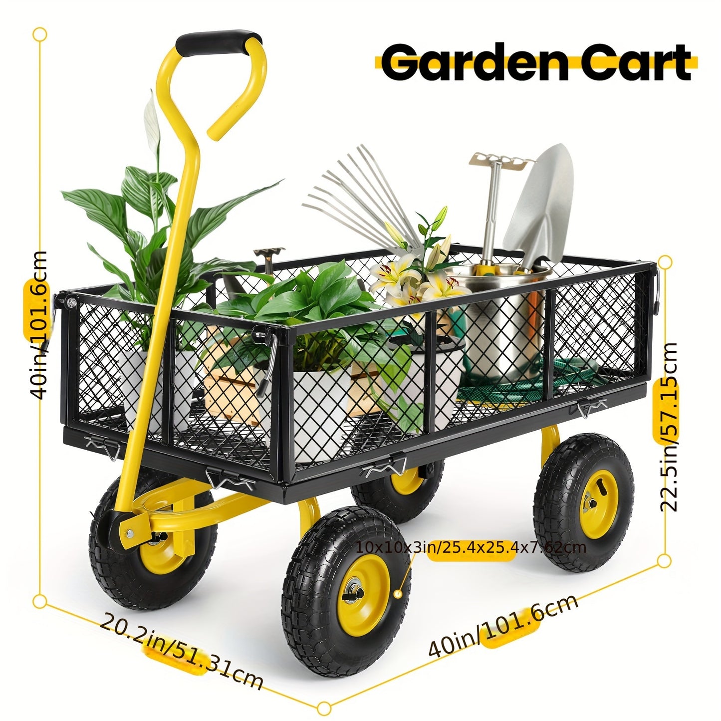 Steel Garden Cart