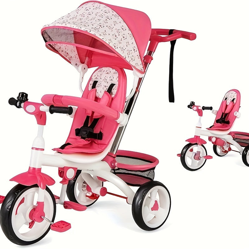 Tricycle, 5 In 1 Baby Stroller Trike