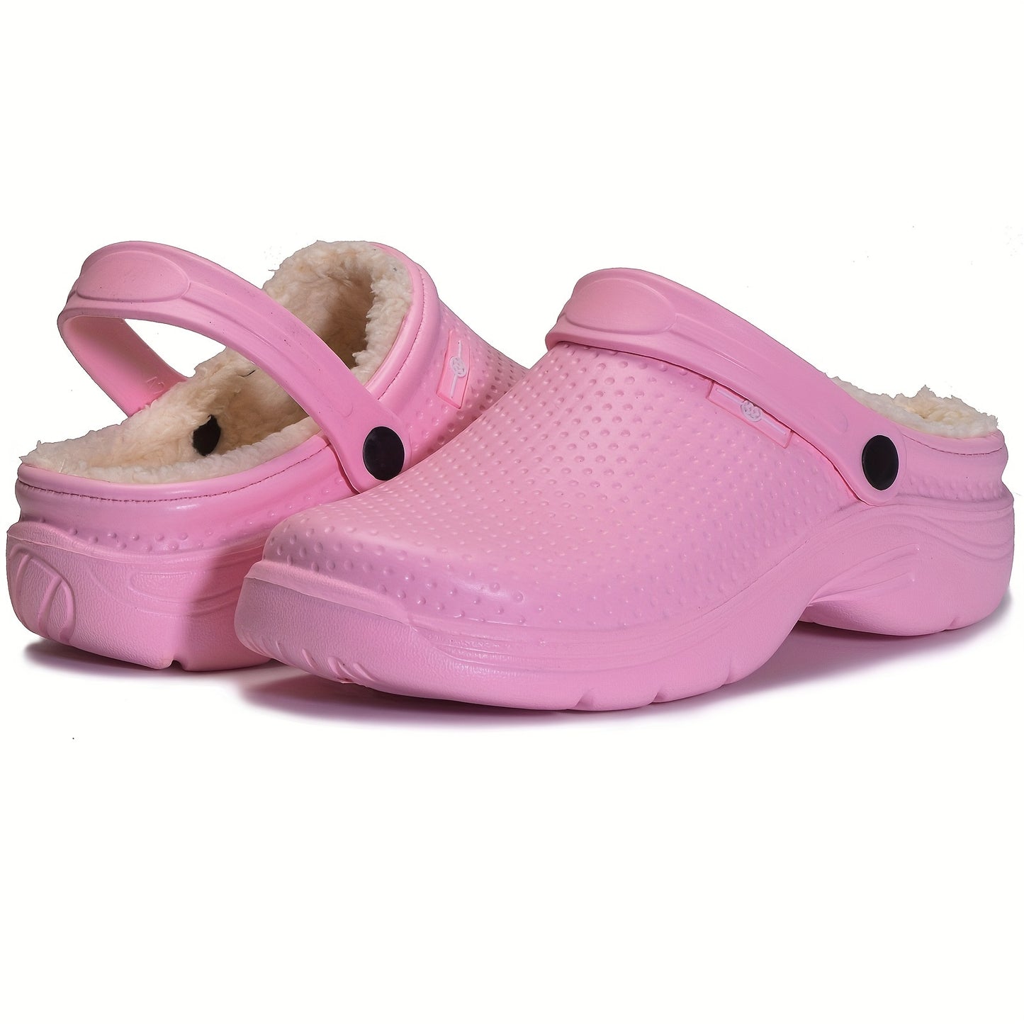 Lined Garden Shoes With Outer Fur