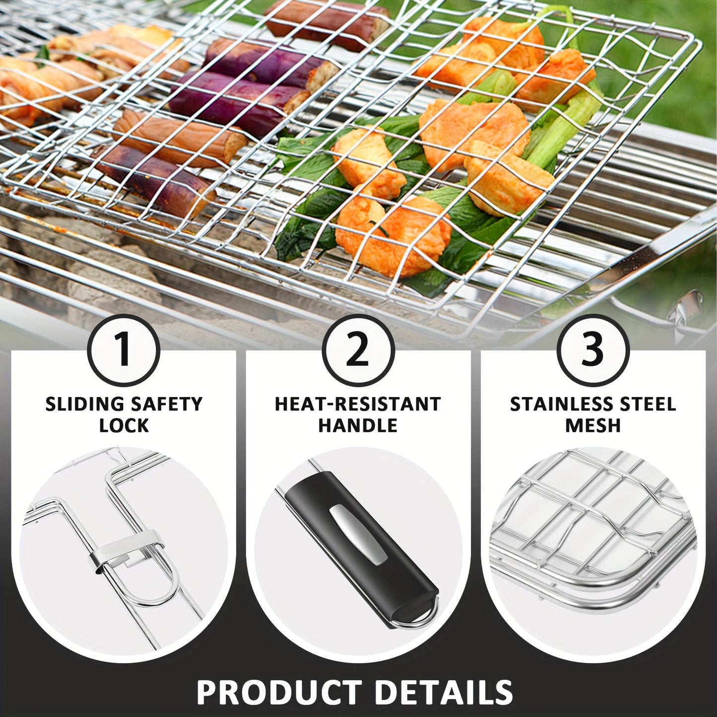 Folding BBQ Basket