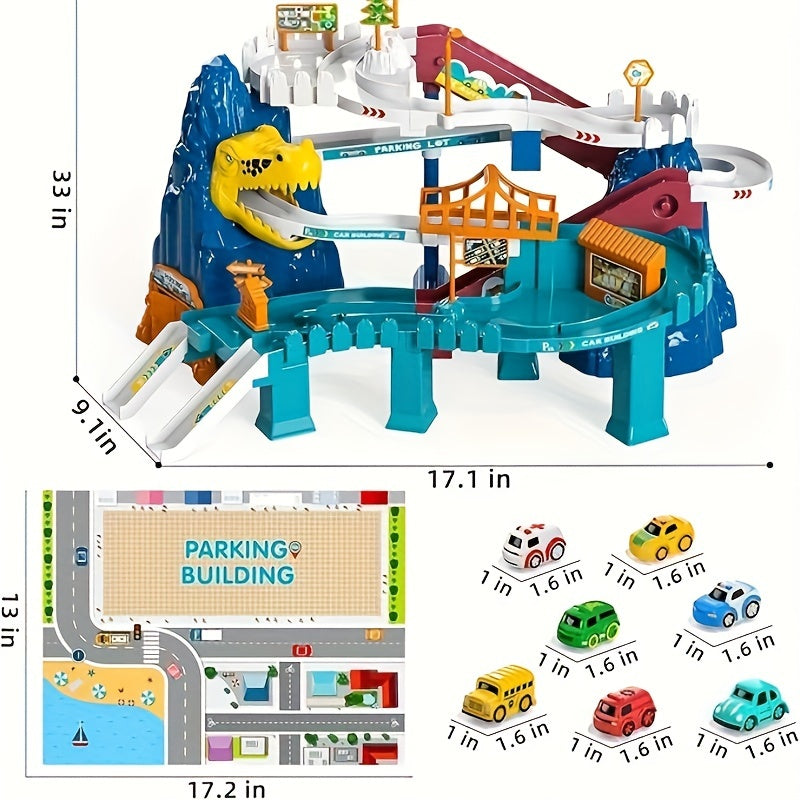 Dinosaur Race Track Playset