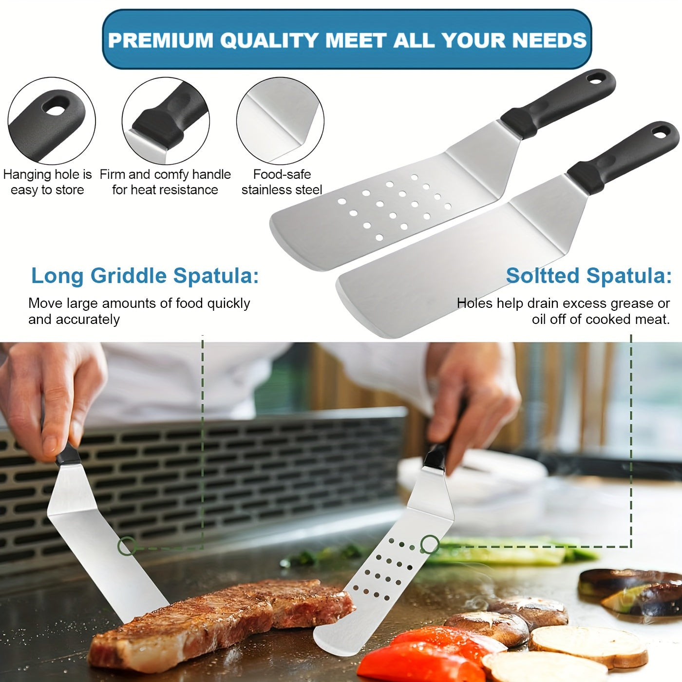 Spatulas Griddle Accessories Kit