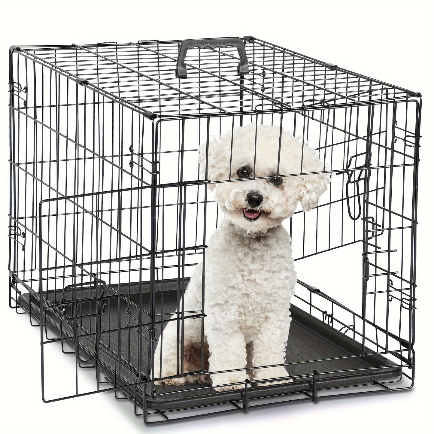 Medium-Sized Folding Dog Crate