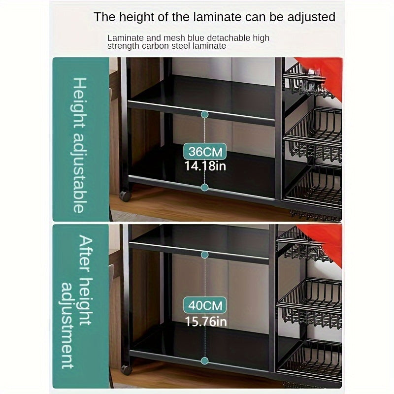 Kitchen storage rack