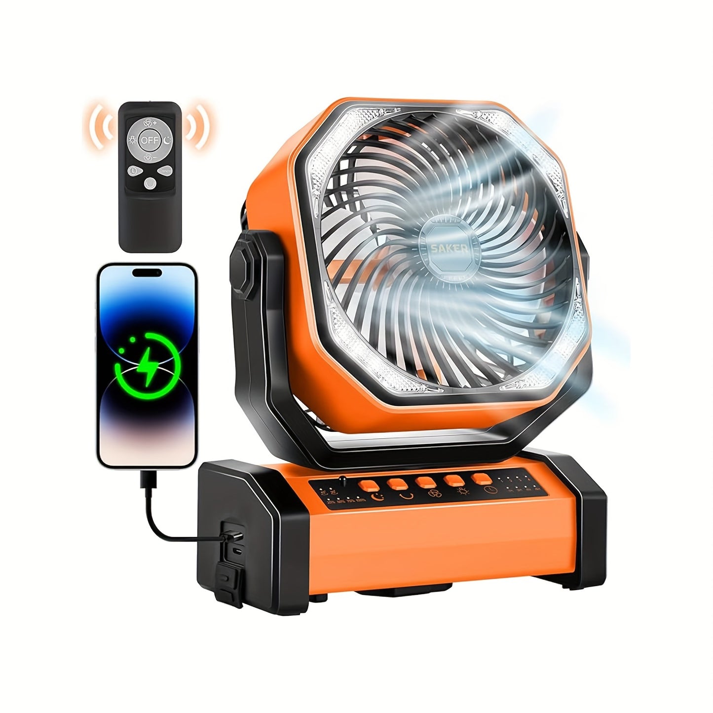 Rechargeable Camping Fan