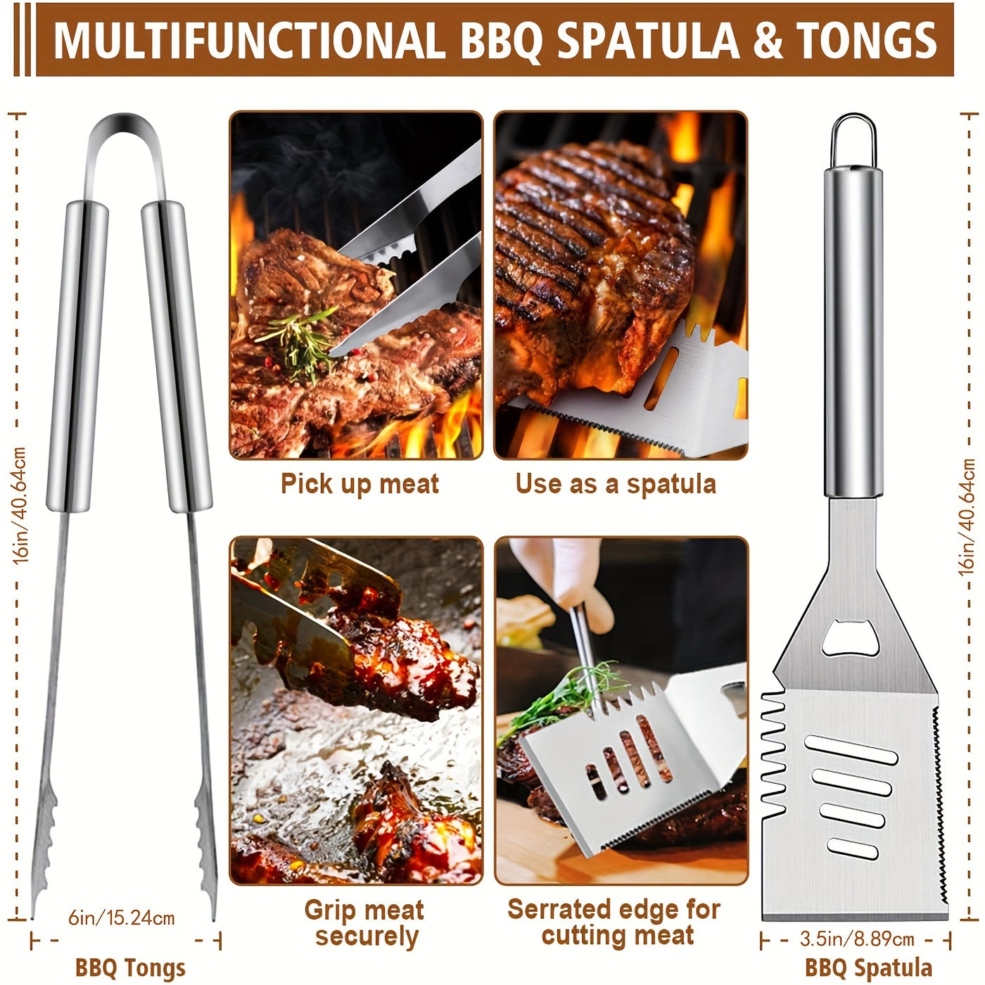 36Pcs Grilling Accessories Kit