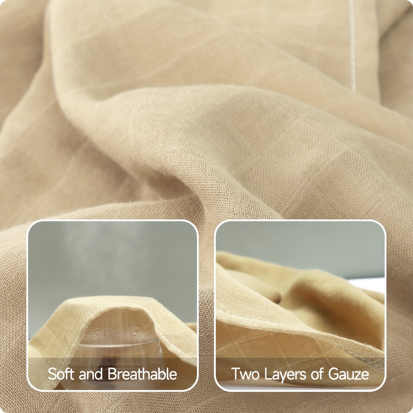 4-Pack Muslin Swaddle Blankets