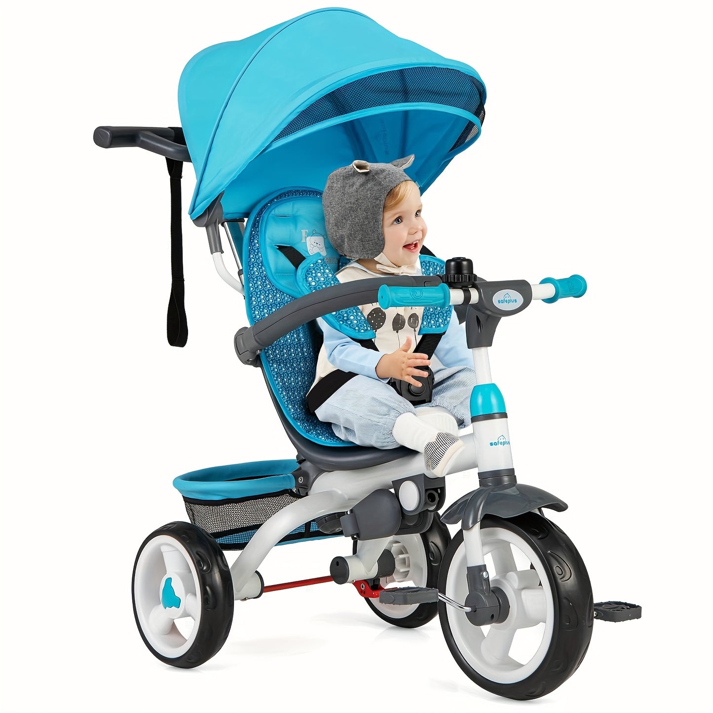 Tricycle, 5 In 1 Baby Stroller Trike