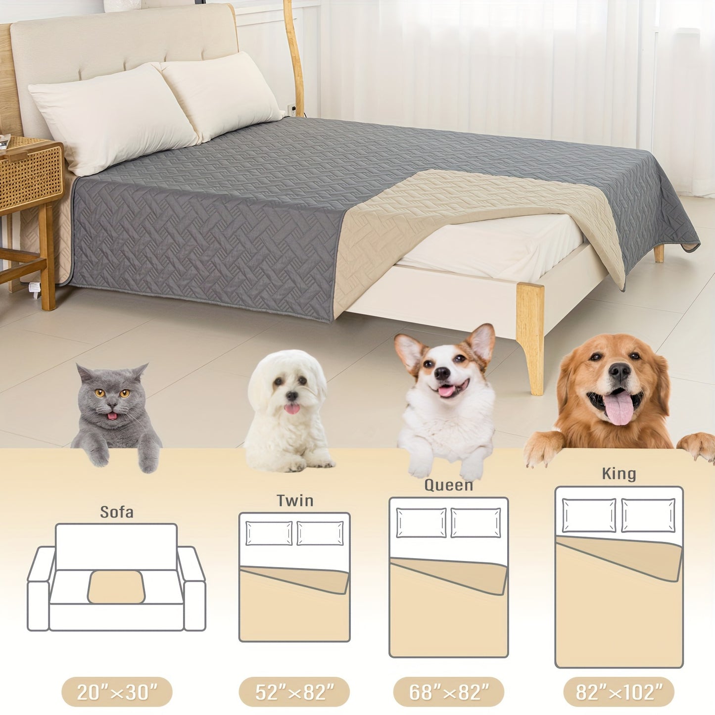 Dog Bed Cover Pet Blanket