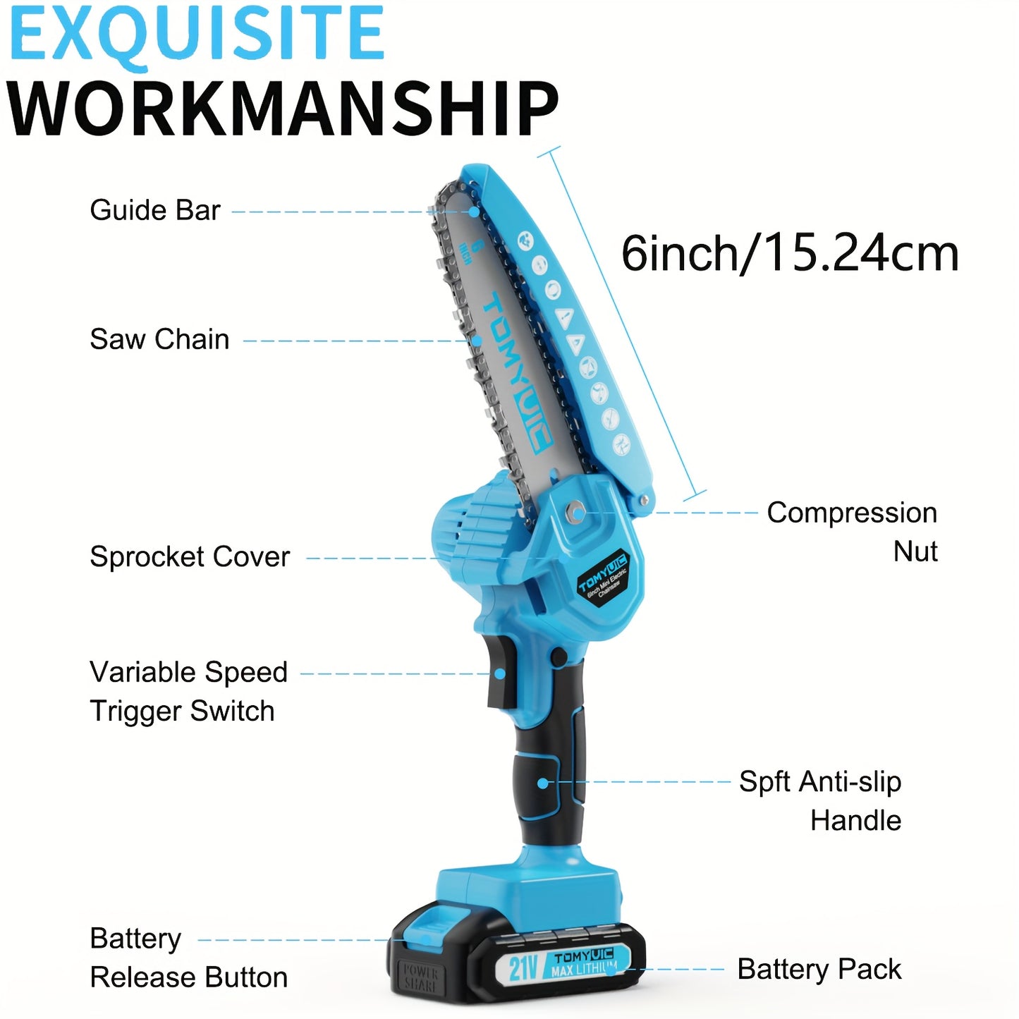 Cordless Electric Mini Chainsaw