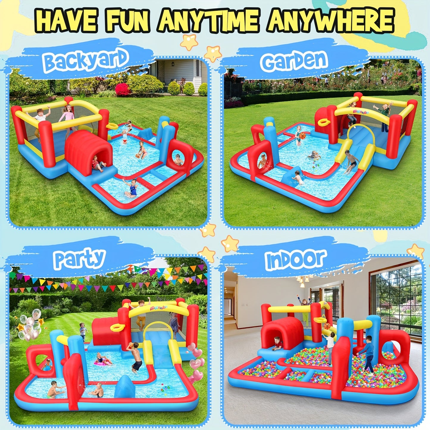 Inflatable Backyard Water Park