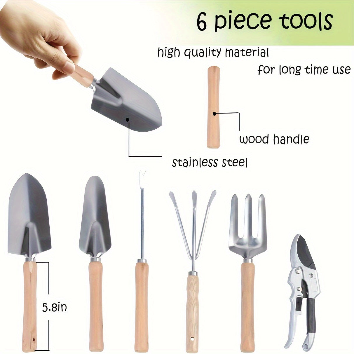 Heavy-Duty Gardening Tool Set